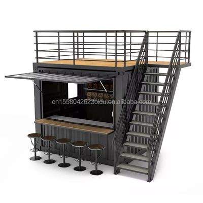 quality Wooden Outdoor Customized Coffee Booth Mall Kiosk 10ft Container Shop for Modern Hotel factory