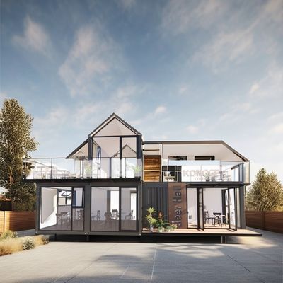 quality Galvanized Steel Bending 40ft Container House Flat Pack Mobile Prefabricated Tiny Home with 3 Bedroom in High Demand factory