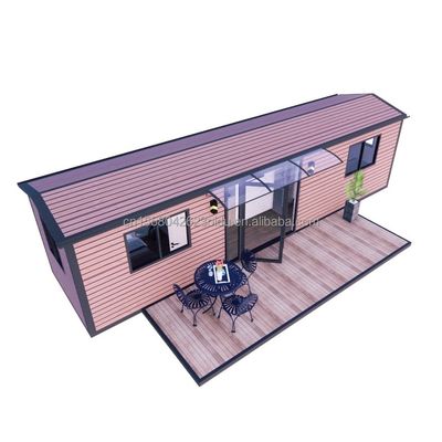 Galvanized Steel Square Tubes Main Structure and Aluminum Alloy Windows for Luxury Container Houses Used in Villa Hotels