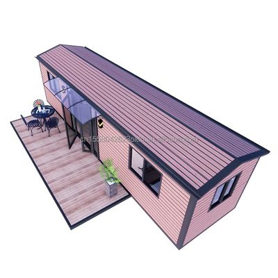 Galvanized Steel Square Tubes Main Structure and Aluminum Alloy Windows for Luxury Container Houses Used in Villa Hotels