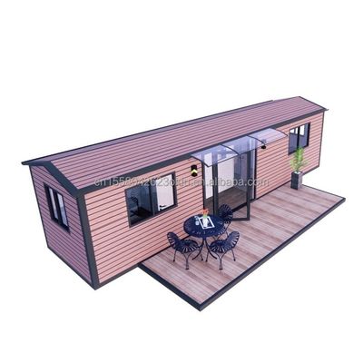 Galvanized Steel Square Tubes Main Structure and Aluminum Alloy Windows for Luxury Container Houses Used in Villa Hotels