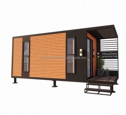 Galvanized Steel Square Tubes Main Structure Container House for Holiday Home