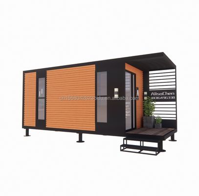 Galvanized Steel Square Tubes Main Structure Container House for Holiday Home