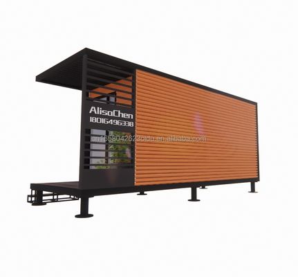 Galvanized Steel Square Tubes Main Structure Container House for Holiday Home